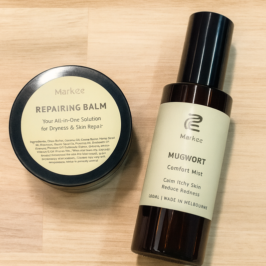 Repairing Balm + Mugwort Mist Set - Calm & Heal Eczema / Dry Skin